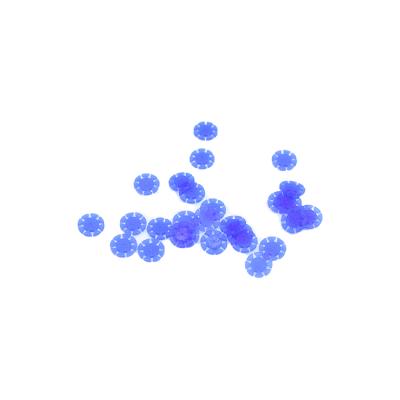 15. Счётчик использования инструментов "Ромашка" синие, 100 шт/уп/ Kagayaki