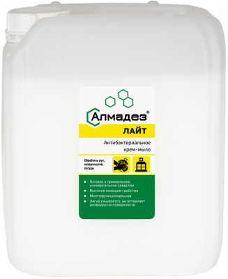 Мыло антибактериальное Алмадез-Лайт 5л (евро-канистра) /4/