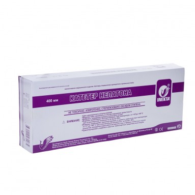 Катетер уролог. Нелатона стер. муж. CH-16 40 см. /Inekta