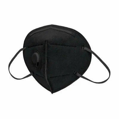 Маска-респиратор медицинская KN95 ЭирСейф 204  NR FFP2 черный (с клапаном)/10