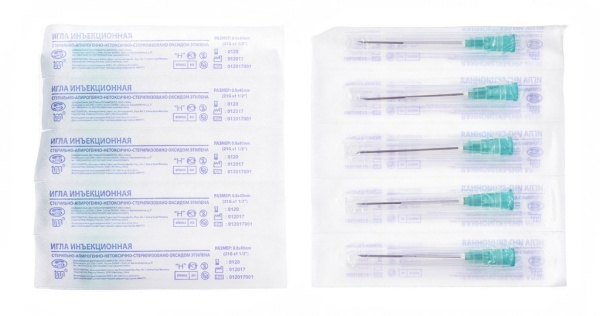 Игла инъекционная 21G 0,8*40 мм Сана/ Китай/100/10000/